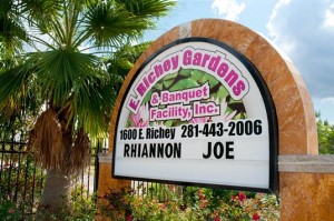 E Richey Gardens Sign